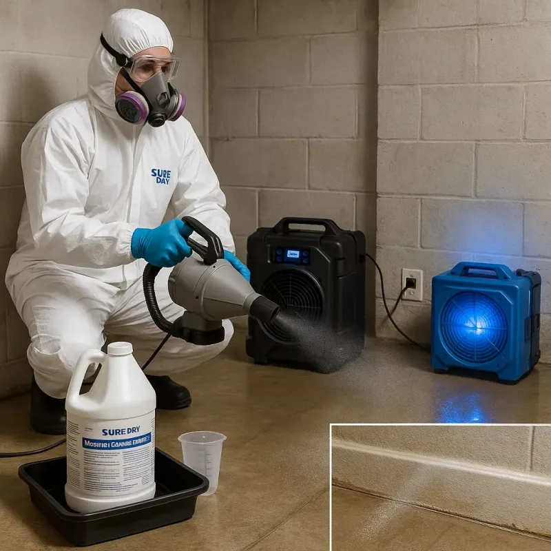 Sanitization and Odor Removal process in Ocean Acres, NJ