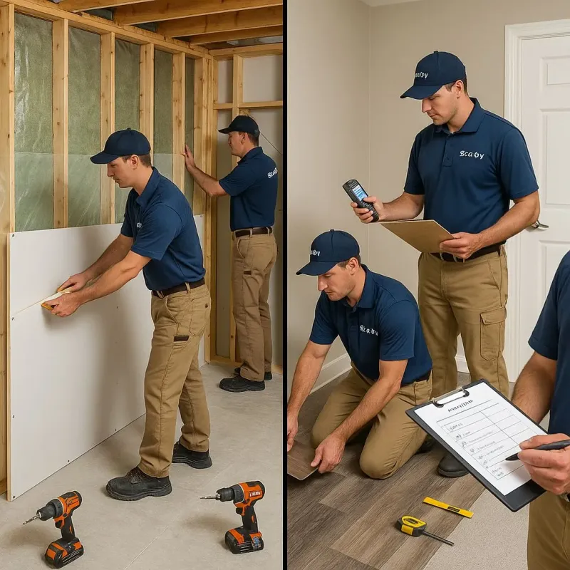 Repairs and Reconstruction process in Ocean Acres, NJ
